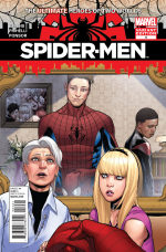 Illustration for article titled Spider-Men #4 tells an alternate-reality story that worksÂ
